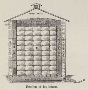Sezione di una Casa del Ghiaccio da English School