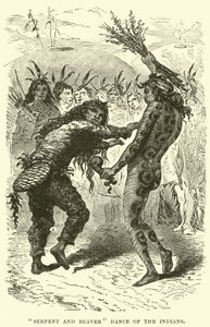 Danza del Serpente e del Castoro degli indiani