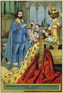Shakespeare legge Macbeth alla corte di Elisabetta da English School