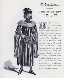 Re Riccardo III di Shakespeare: Un gentiluomo, guardia del corpo di Enrico VI