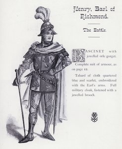 Re Riccardo III di Shakespeare: Enrico, conte di Richmond, La battaglia (litografia)