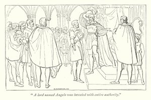 Misura per misura di Shakespeare; Angelo investito dell