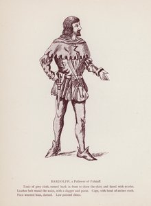 Le Allegre Comari di Windsor di Shakespeare: Bardolph, un Seguace di Falstaff da English School