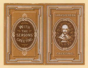 Biglietto di auguri shakespeariano