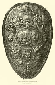 Scudo attribuito a Benvenuto Cellini da English School