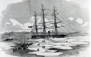 Nave che esplora l