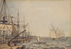 Navigazione alla foce del fiume Hull, inizio XIX secolo