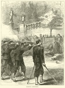 Fucilazione dei Comunisti, 1871 da English School