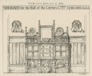 Credenza per la sala della Curriers Company