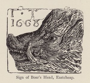 Insegna della Testa di Cinghiale, Eastcheap