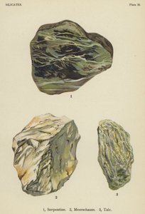 Silicati, serpentino, schiuma di mare, talco da English School