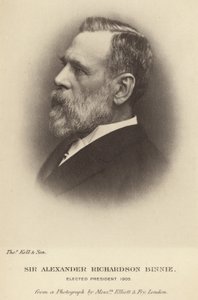 Sir Alexander Richardson Binnie eletto Presidente dell