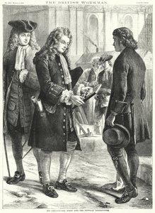 Sir Christopher Wren e il Taglialegna del Suffolk (incisione) da English School
