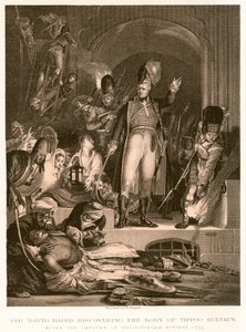 Sir David Baird scopre il corpo di Tippoo Sultan da English School