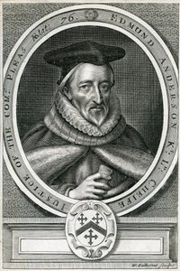 Sir Edmund Anderson (1530-1605) da English School