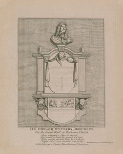 Monumento di Sir Edward Wynter, sulla Parete Sud nella Chiesa di Battersea da English School