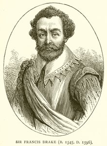 Sir Francis Drake (n. 1545, m. 1596) da English School