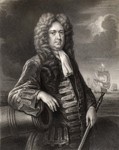 Sir George Rooke, inciso da W. Holl, da 