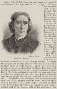 Sir Henry Irving da English School
