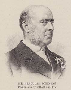 Sir Hercules Robinson (incisione) da English School