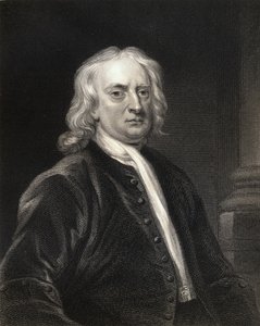 Sir Isaac Newton (1642-1727) da Galleria di Ritratti, pubblicato nel 1833 da English School