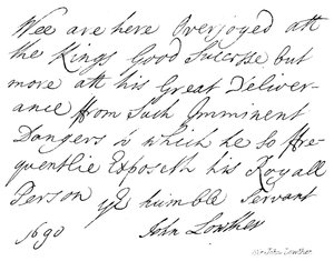 Sir John Lowther da English School