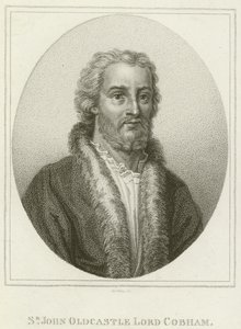 Sir John Oldcastle, Lord Cobham (incisione) da English School
