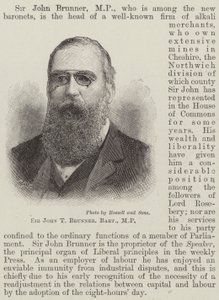 Sir John T Brunner, baronetto, MP