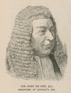 Sir John de Gex, Tesoriere di Lincolns Inn da English School