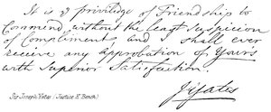 Sir Joseph Yates (Giudice K Bench) da English School