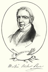 Sir Martin Archer Shee (incisione) da English School