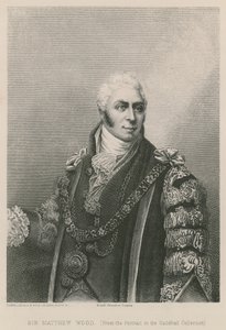 Sir Matthew Wood, sindaco di Londra, 1809 da English School