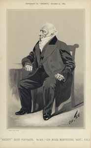 Sir Moses Montefiore (litografia a colori)