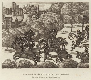 Sir Oliver du Guesclin fatto prigioniero nella foresta di Cherbourg
