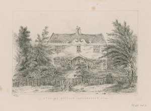 Il cottage di Sir Richard Steele, Haverstock Hill (incisione)