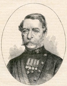 Sir Robert Napier, 1868 da English School