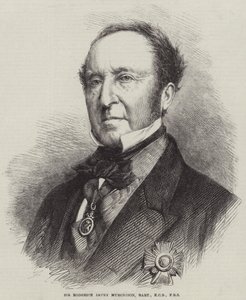 Sir Roderick Impey Murchison, baronetto, KCB, FRS (incisione) da English School