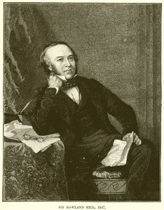 Sir Rowland Hill, 1847 da English School