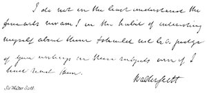 Sir Walter Scott da English School