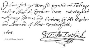 Sir William Dethick da English School