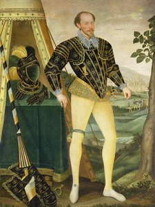 Sir William Drury, di Hawstead, Suffolk (1527-79), 1587 da English School