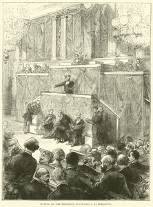 Seduta del Governo Delegato a Bordeaux, dicembre 1870 da English School