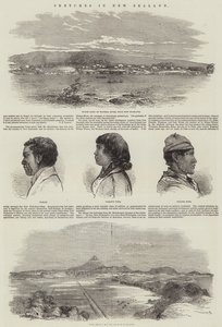 Schizzi in Nuova Zelanda (incisione)