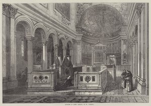 Schizzi a Roma, Basilica di San Clemente (incisione)