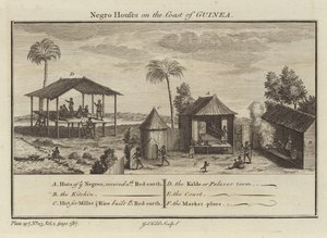 Case degli schiavi sulla costa della Guinea da English School