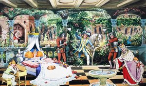 La bella addormentata (guazzo su carta)