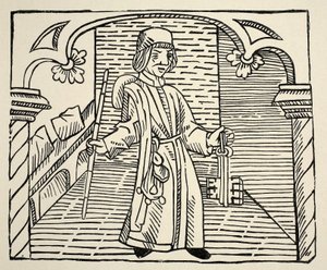 Smith, da Game of Chess di William Caxton, pub. 1480 da English School