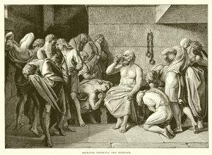 Socrate beve la cicuta da English School