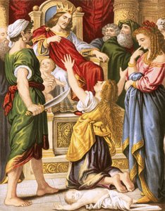 Il giudizio di Salomone da English School
