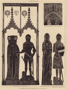 Alcuni Brasses inglesi (incisione) da English School